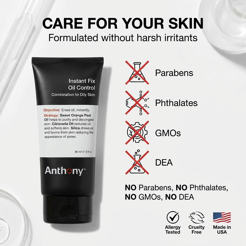 Anthony moisturizer on hand for scale and fast-absorbing benefit
