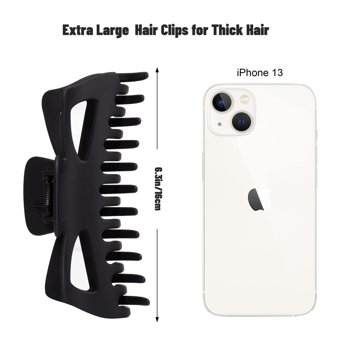 Antmoilios clip in long curly hair demonstrating secure all-day hold benefit
