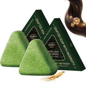 Anweina front packaging showing both shampoo bars and benefits