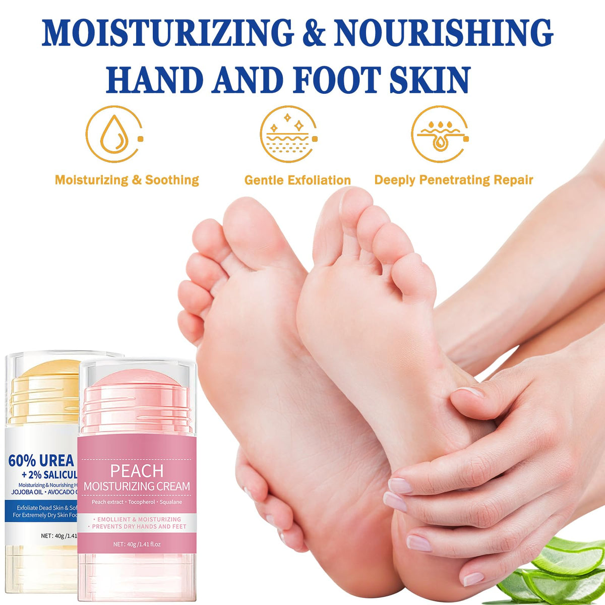 Anweina label close-up highlighting urea and salicylic acid benefits