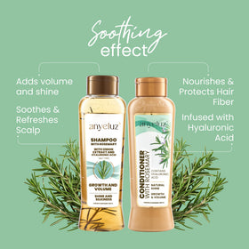 ANYELUZ conditioner creamy texture demonstrating lightweight hydration