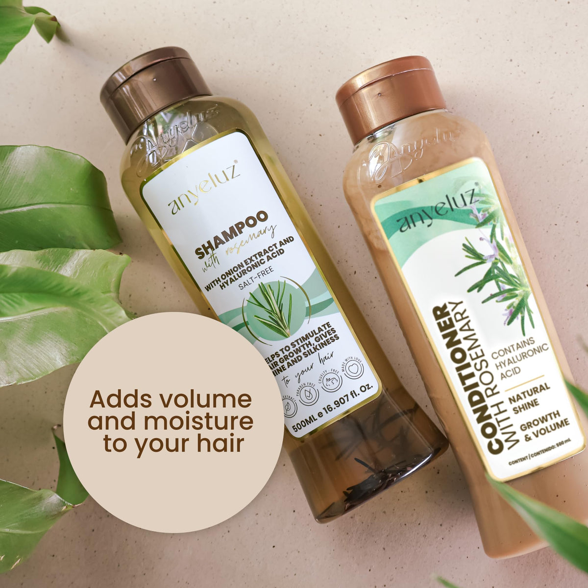 ANYELUZ in-shower use with wet hair for smooth manageable results