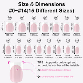 Anyos nails being applied with glue and tools illustrating quick application