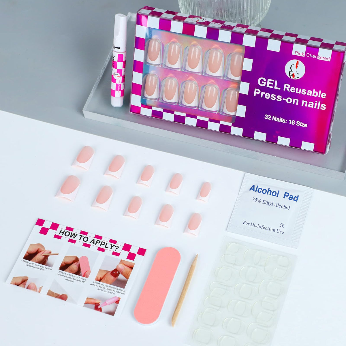 Anyos worn nails in lifestyle scene demonstrating quick salon-quality results