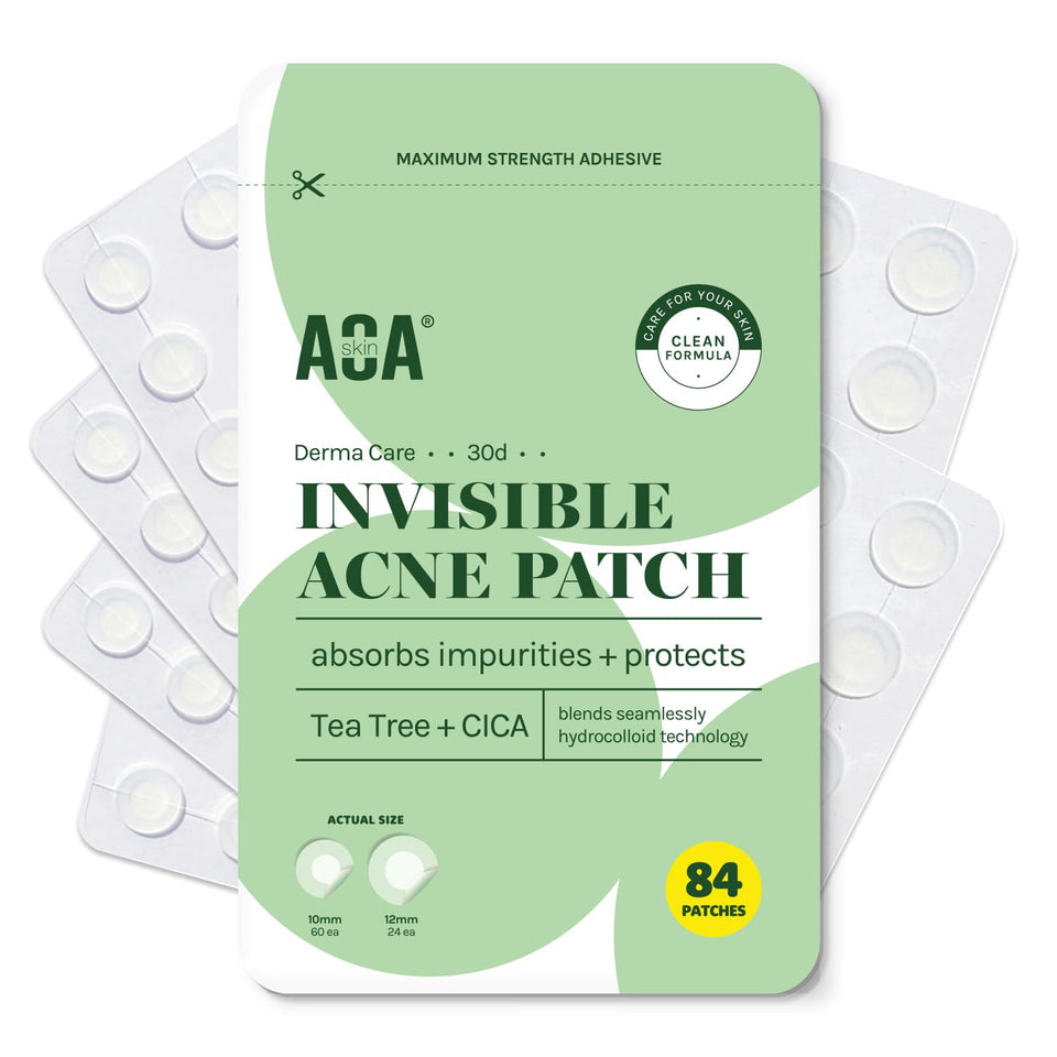 AOA STUDIO front packaging showing 84-count clear acne patches, fast protection