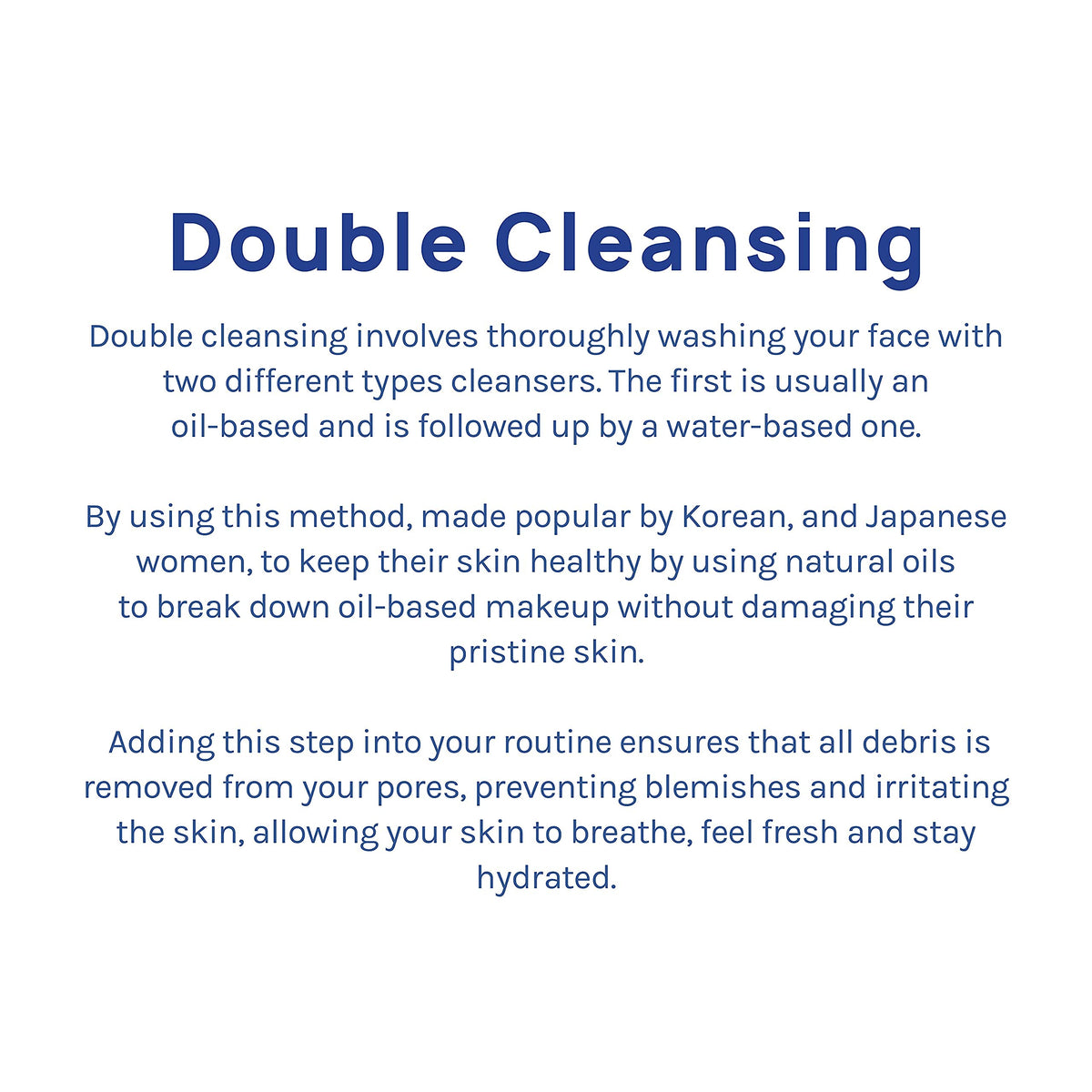 AOA STUDIO in-bathroom lifestyle scene showing double-cleanse routine