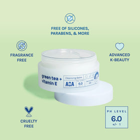 AOA STUDIO close-up of creamy balm texture revealing smooth melt