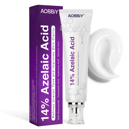 AOBBIY jar front view showing product branding and compact size for travel