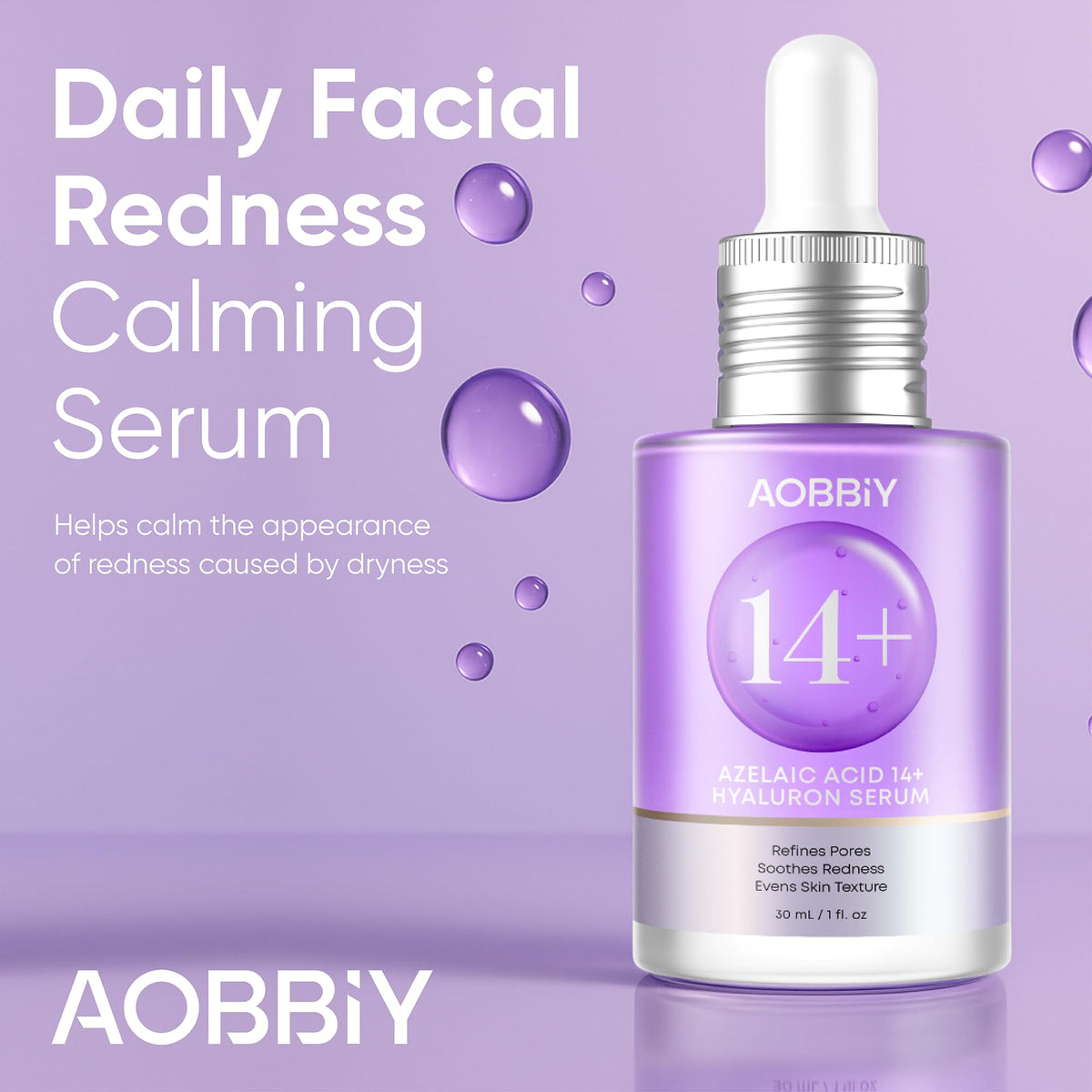 AOBBIY cream on bathroom shelf in lifestyle setting suggesting daily routine use