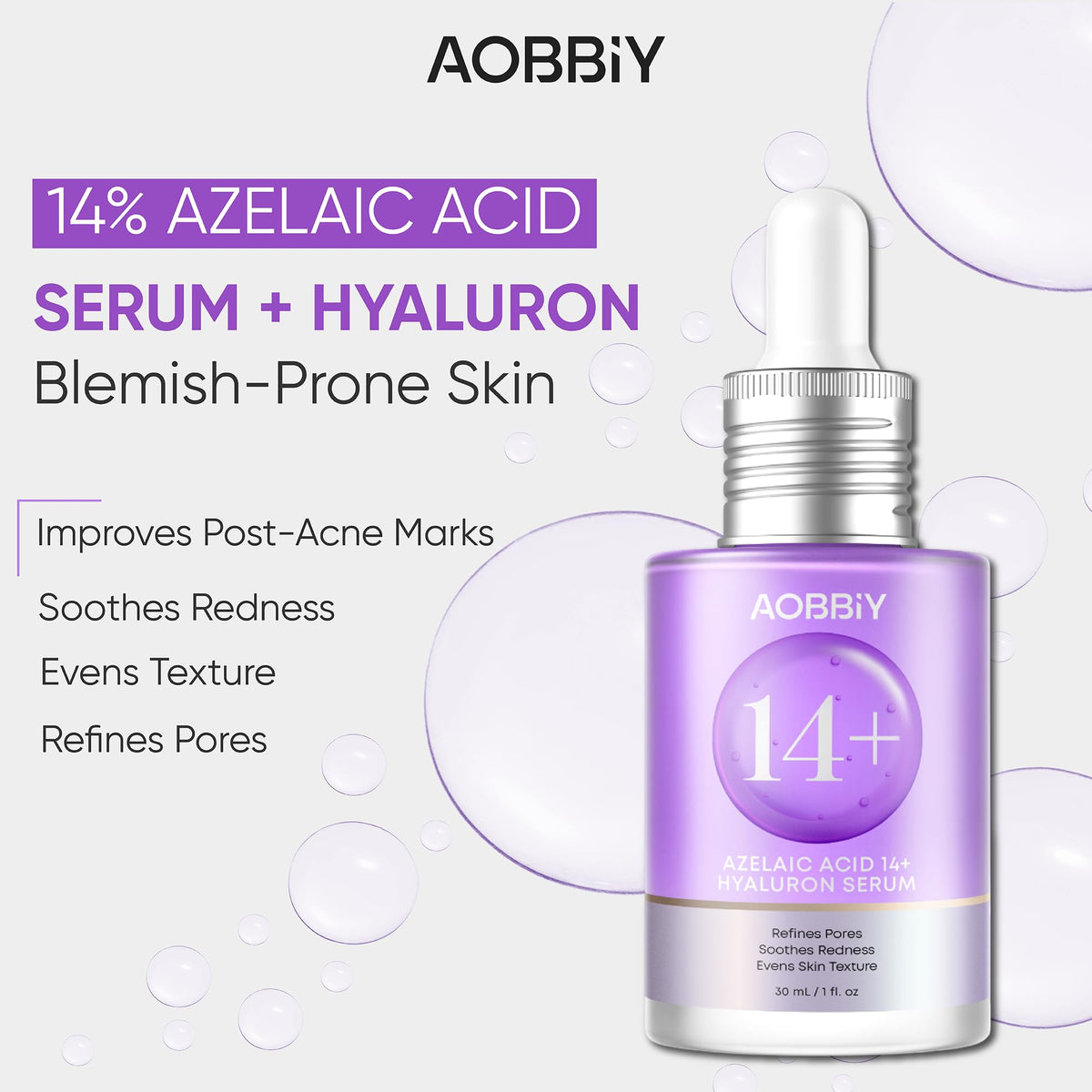 AOBBIY cream open cap displaying silky texture for gentle daily application