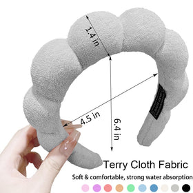 AOENJIE terry cloth close-up highlighting soft absorbent texture