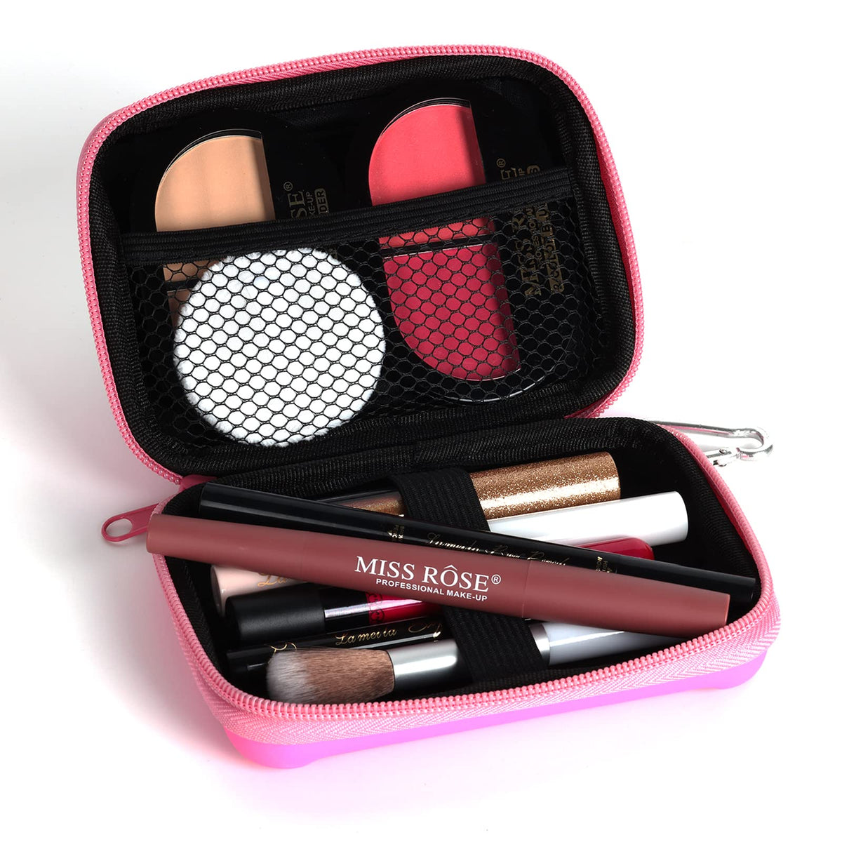 AOLIKOKO front view kit in pink showing full contents and portability