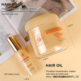 Aomimegel before and after with shinier, smoother hair results