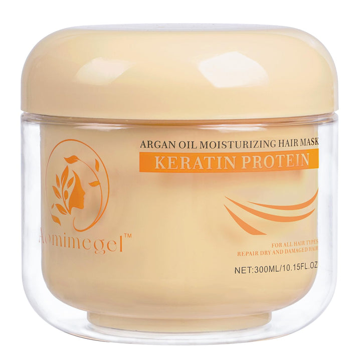 Aomimegel front jar showing product packaging and easy-grip lid for salon results
