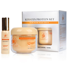 Aomimegel front packaging showing full mask and oil set and benefits