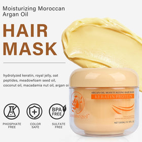 Aomimegel mask jar close-up highlighting label and rich formula