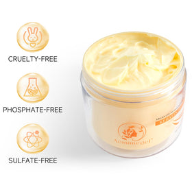 Aomimegel open mask creamy texture highlighting rich hydration and quick absorption