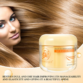 Aomimegel texture cream spooned out to show thick, creamy masque for deep repair