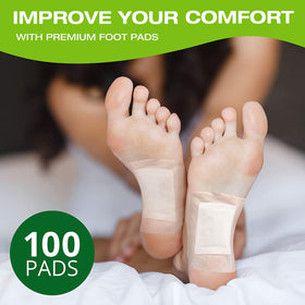AOSORW pad applied to foot sole demonstrating quick application benefit