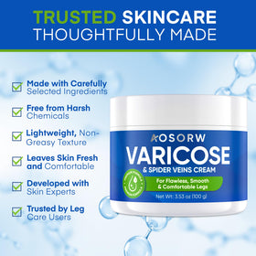 AOSORW tube next to a credit card showing compact 1.77 fl oz travel-friendly benefit