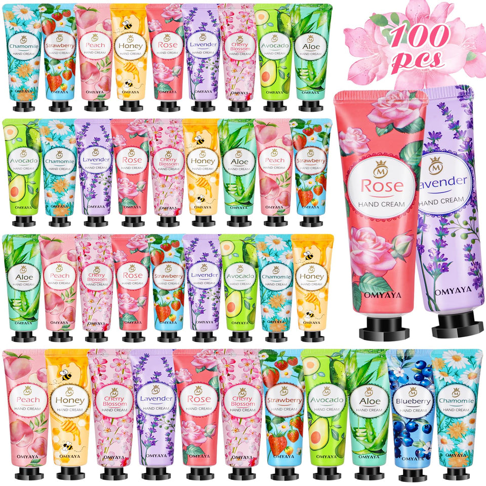 Aottom front packaging showing the 100-pack bulk gift set promoting easy gifting