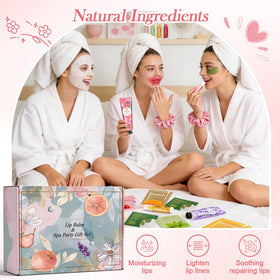Aottom gift assembly with organza bags and cards for easy party-ready presentation