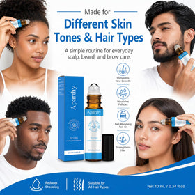 Aparthy label close-up listing key botanicals like menthol and camellia seed oil for nourishment