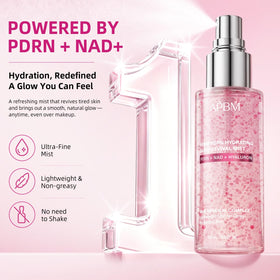 APBM fine mist spray close-up delivering even, lightweight hydration