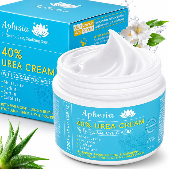 Aphesia front packaging showing tube and product name with clear benefit