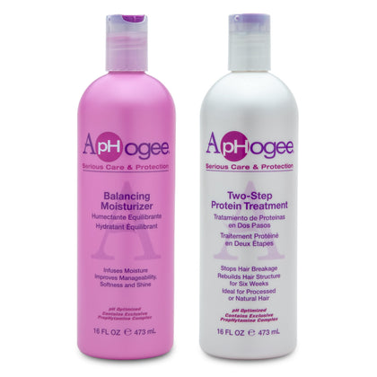 Aphogee double bundle front packaging showing both bottles and benefits