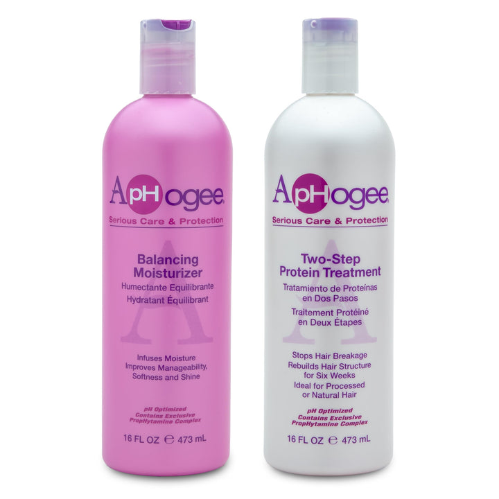 Aphogee double bundle front packaging showing both bottles and benefits