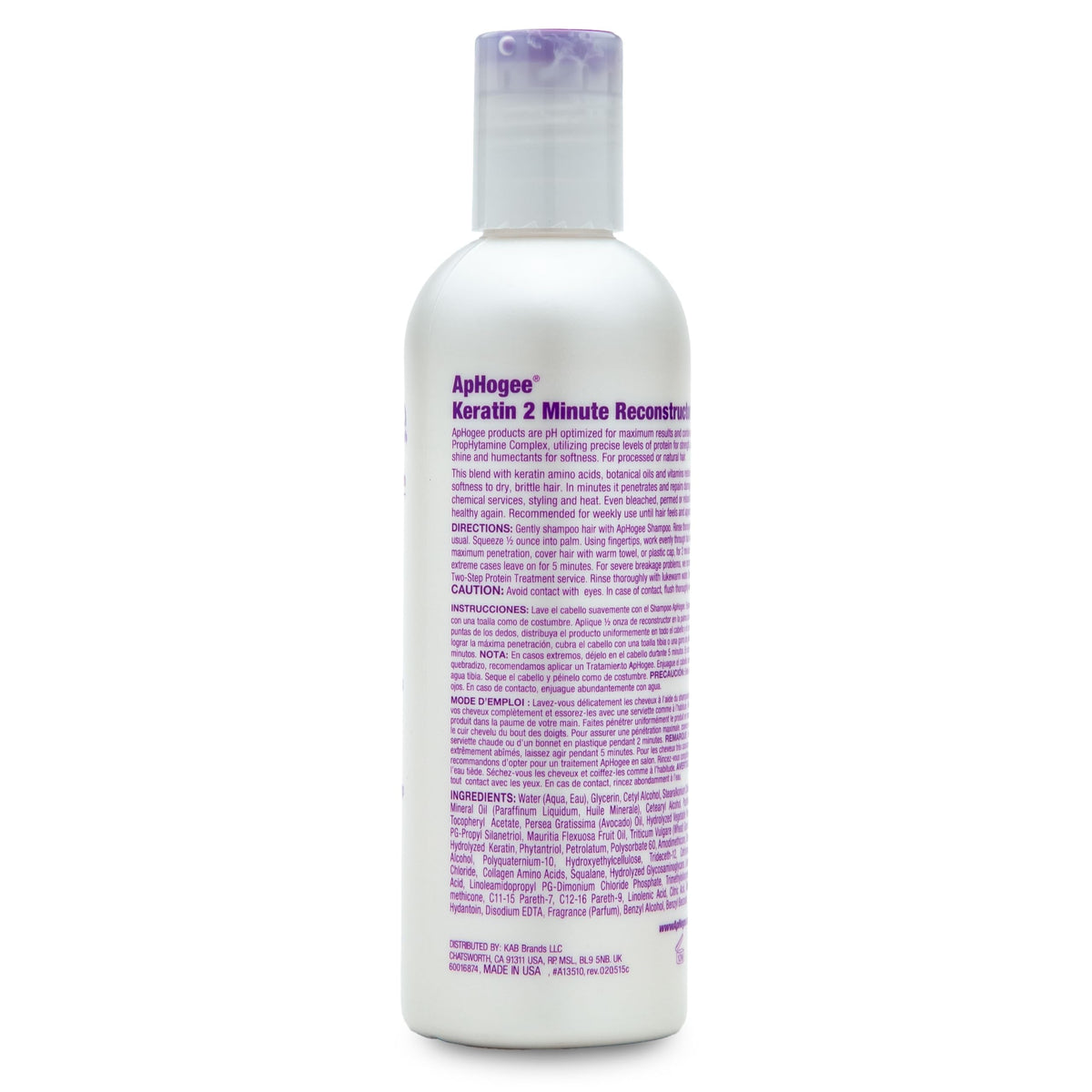 Aphogee jar styled on bathroom shelf suggesting salon-quality home care