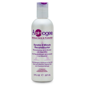 Aphogee before and after hair comparison highlighting smoother finish