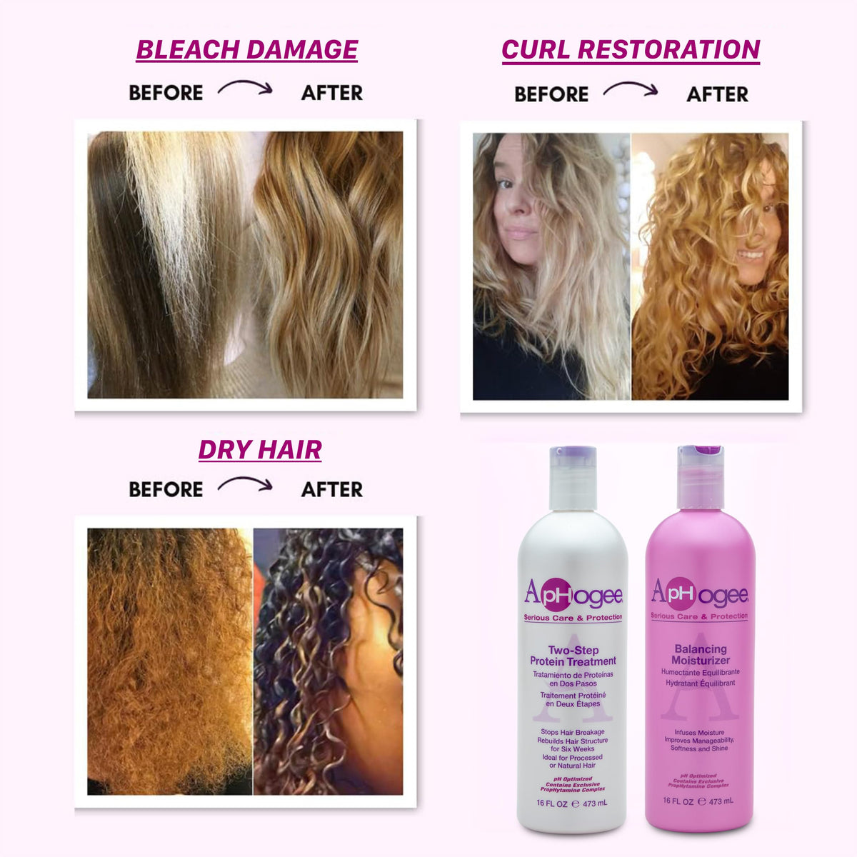 Aphogee treatment texture shown on hand for application clarity