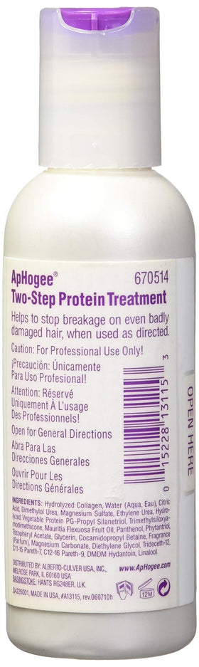 Aphogee close-up during application demonstrating strengthened hair benefits