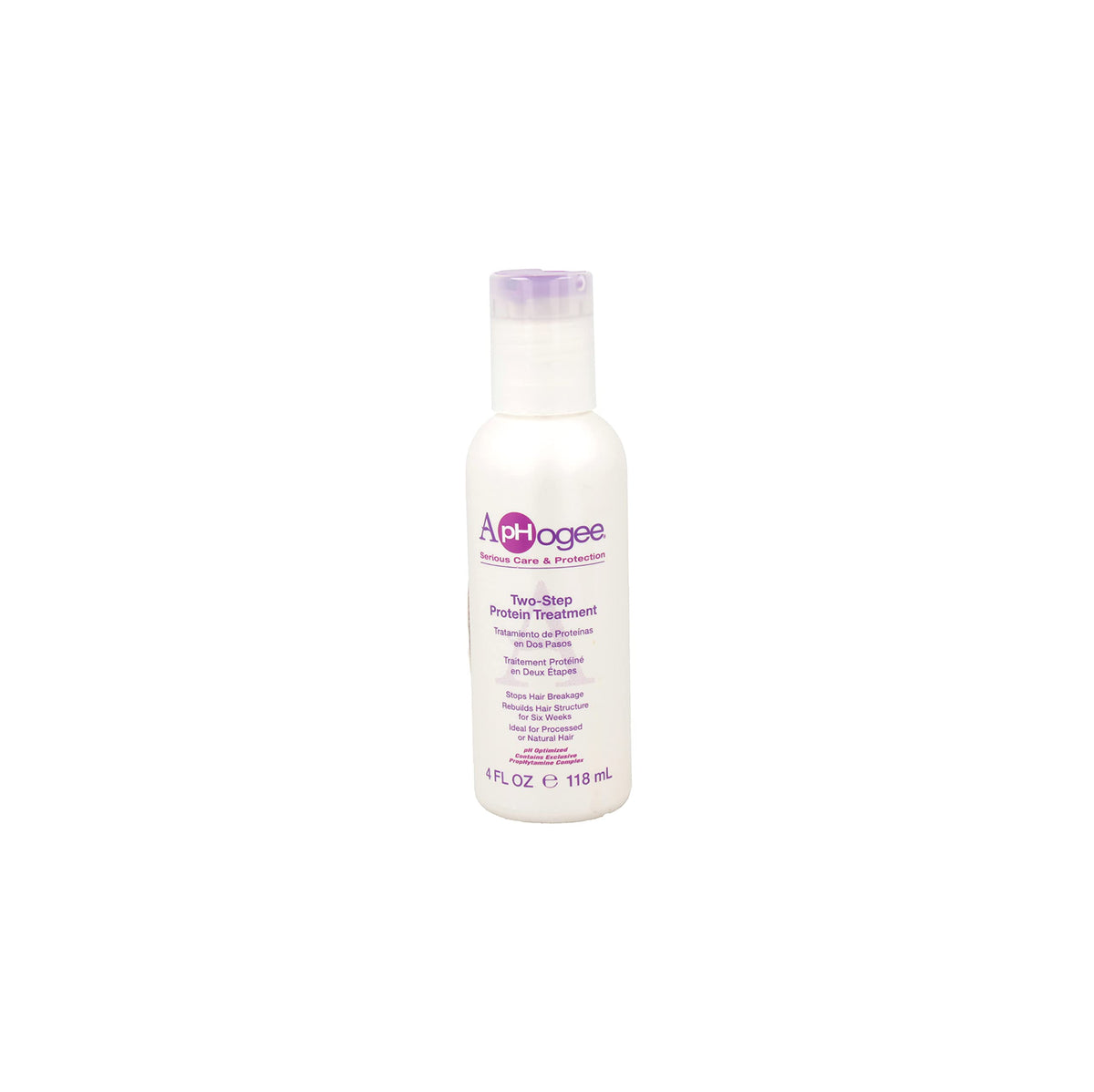 Aphogee front packaging showing bottle labels and repair benefits