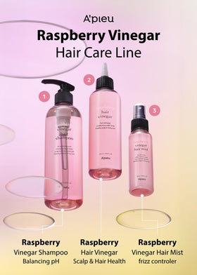 A'PIEU shampoo in a bathroom setting highlighting daily routine benefit