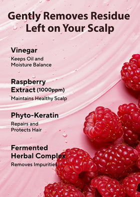 A'PIEU shampoo lathered in hand demonstrating gentle foaming action