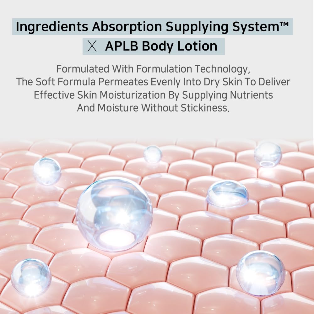 APLB bottle held to show scale, helps visualize 10.14 fl oz size and portability