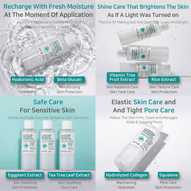 APLB toner on bathroom shelf lifestyle shot conveying daily routine compatibility