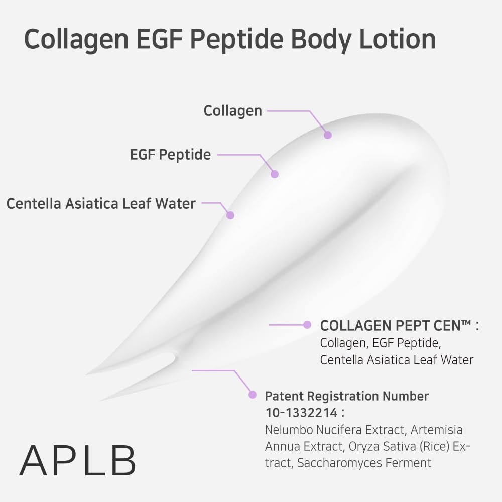 APLB lotion being applied to arm to improve skin texture