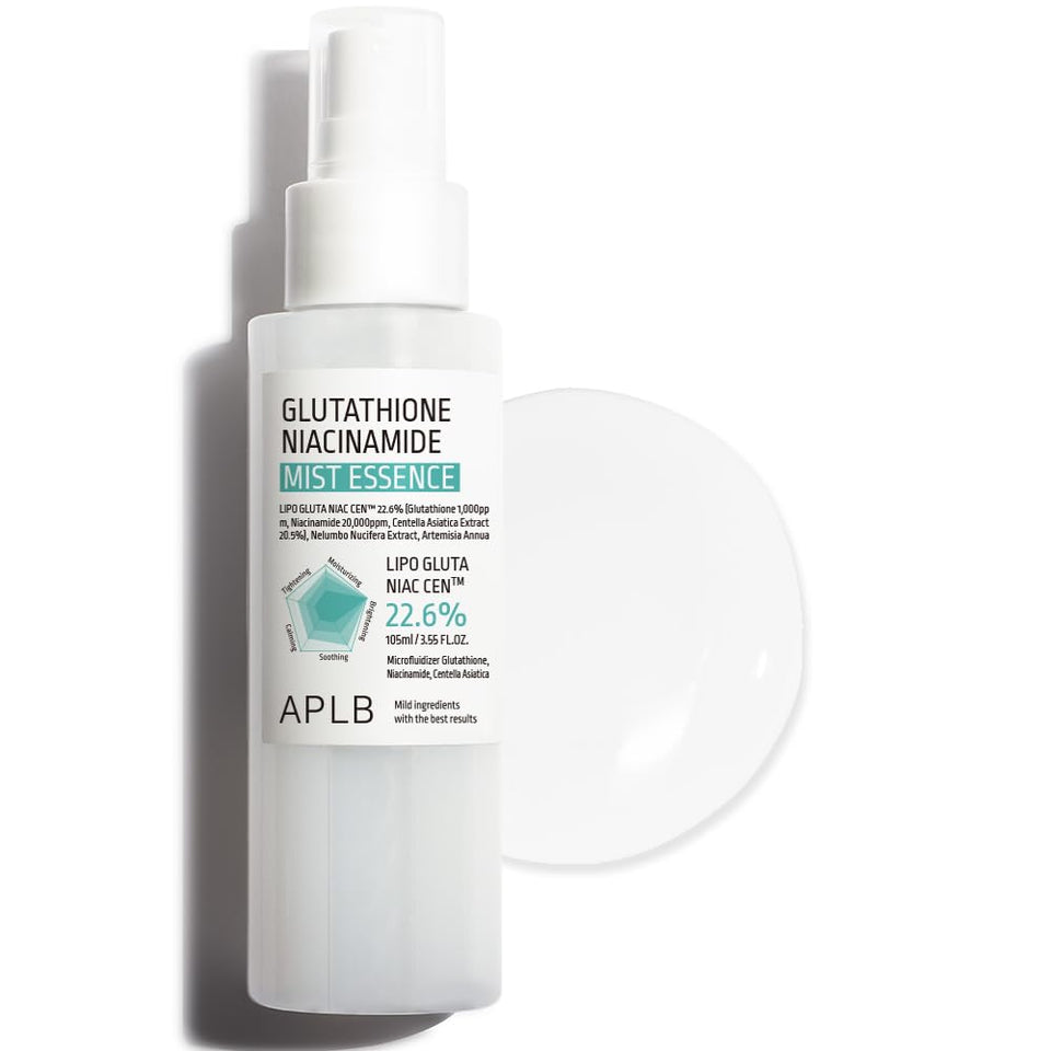 APLB mist front packaging showing bottle and branding, conveys premium hydration