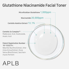 APLB pouring toner into palm illustrating easy application and hydration benefit