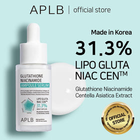 APLB serum droplet texture demonstrating lightweight hydration and smooth finish