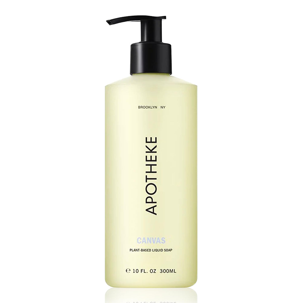 APOTHEKE Canvas front bottle on counter shows clean design and easy use