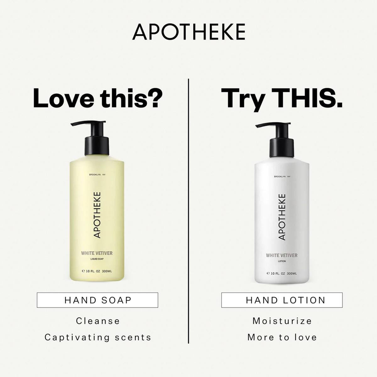 APOTHEKE Canvas label ingredients view lists aloe, coconut-derived cleansers and botanicals