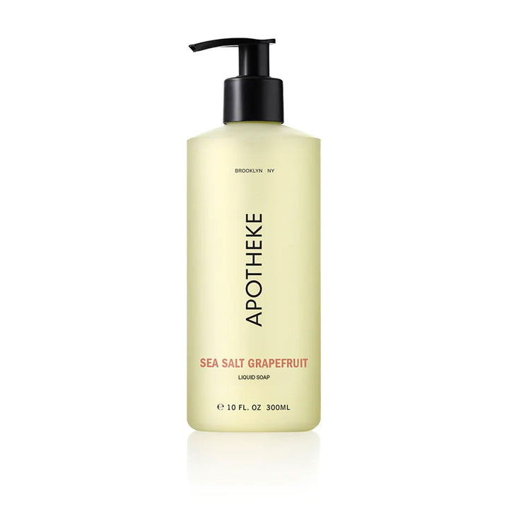 APOTHEKE front bottle view showing sleek label and refreshing scent