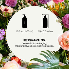 APOTHEKE lotion texture close-up revealing fast-absorbing, non-greasy formula