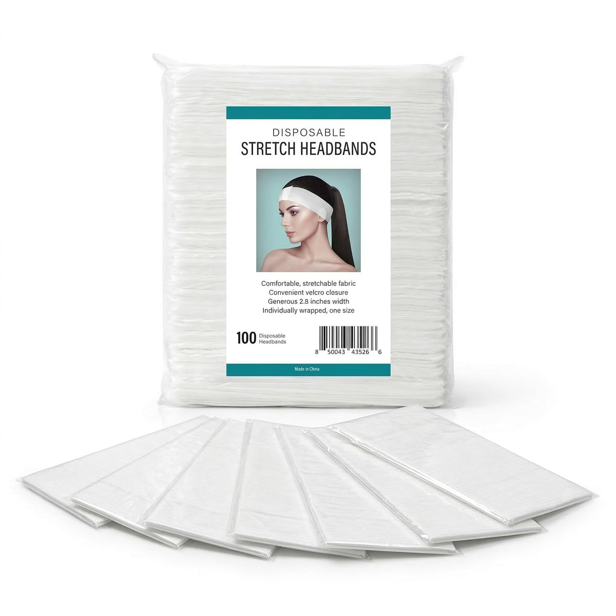 APPEARUS disposed headband in bin highlighting sanitary practice
