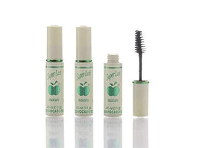 APPLE MASCARA brush close-up highlighting bristles for separation benefit